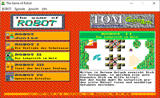 Robot Spiele fr Windows